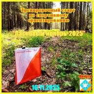 Тренировочный старт по спортивному ориентированию “Ласковый ноябрь - 2025" Тренировочный старт по спортивному ориентированию “Ласковый ноябрь - 2025"
