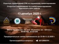 Отрытые соревнования СПб по подземному ориентированию