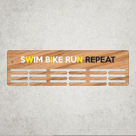 Медальница Swim Bike Run Repeat